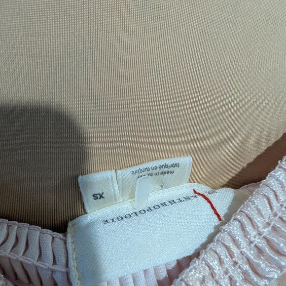 Anthropologie Textured Puff-Sleeve Dress Size XS - Picture 13 of 13